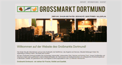 Desktop Screenshot of grossmarkt-dortmund.de