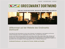 Tablet Screenshot of grossmarkt-dortmund.de